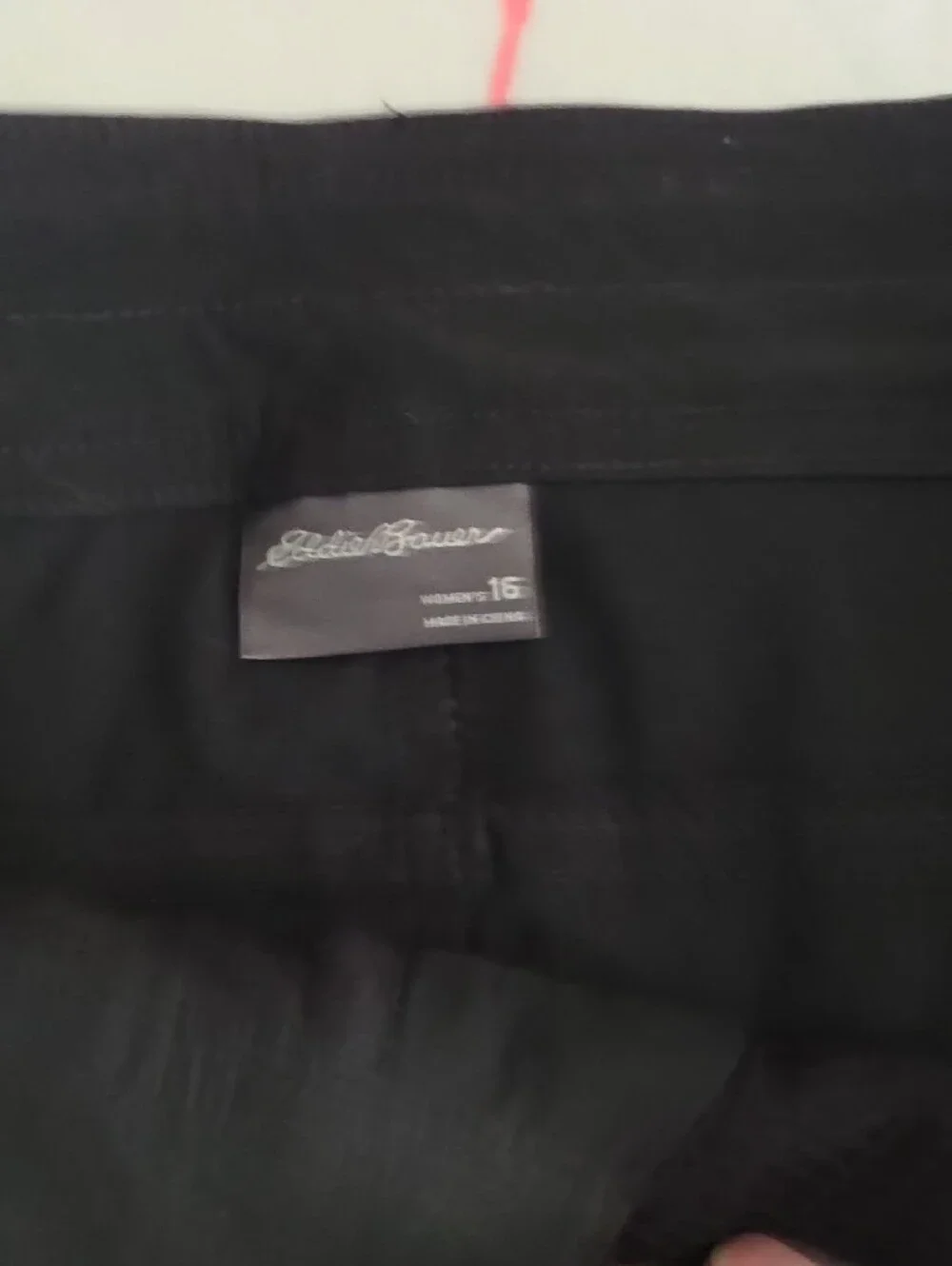 Eddie Bauer Black Cargo Shorts